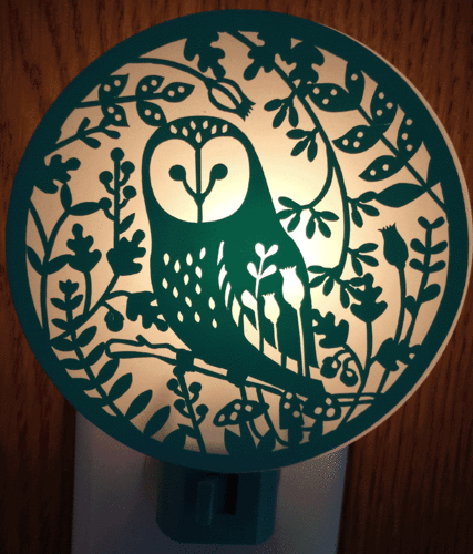 Owl in the Woods Night Light